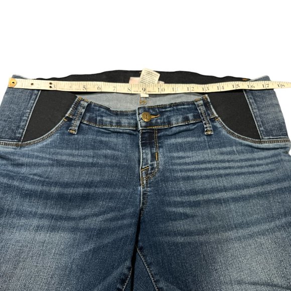 INGRID & ISABEL Isabel Maternity Jeans Sz 12 Skinny Bootcut Elastic Waist - Picture 8 of 10